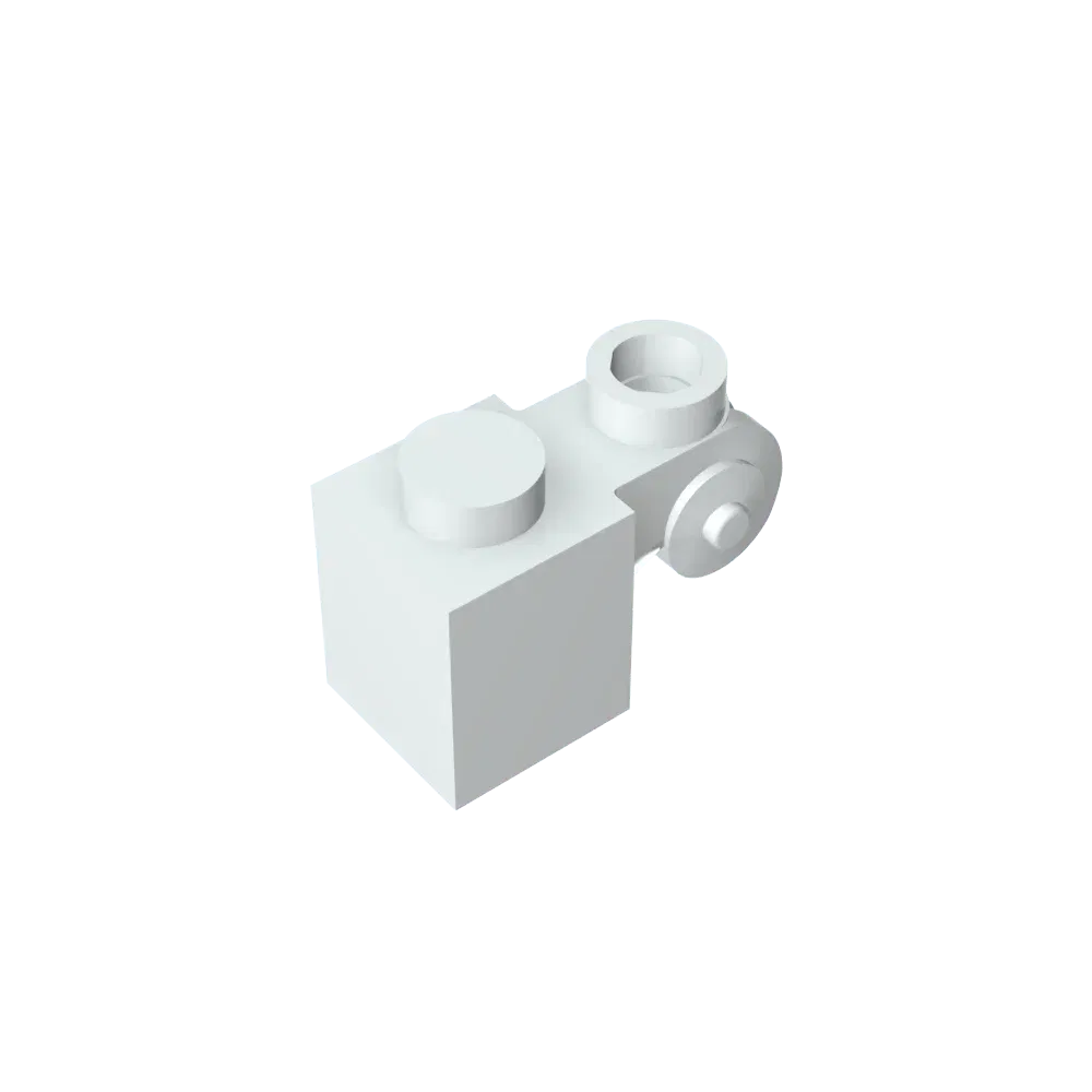 Color: Burgundy - Gobricks GDS-M150 Brick Special 1 x 1 with Scroll with Open Stud compatible with lego 20310 Assembles Building Blocks