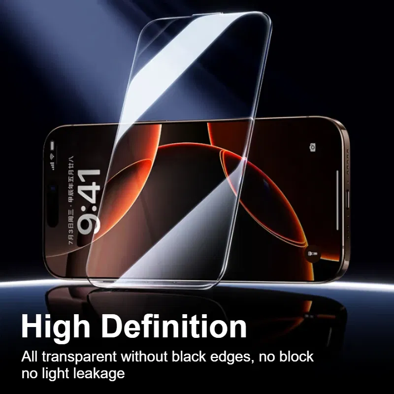 Material: High Definition, Compatibility by Model: iPhone 16 Plus - SmartDevil 1/2PCS Dust-Free Cabin Tempered Glass Film for iPhone 16 Pro Max 15 14 13 Clear Screen Protector Borderless