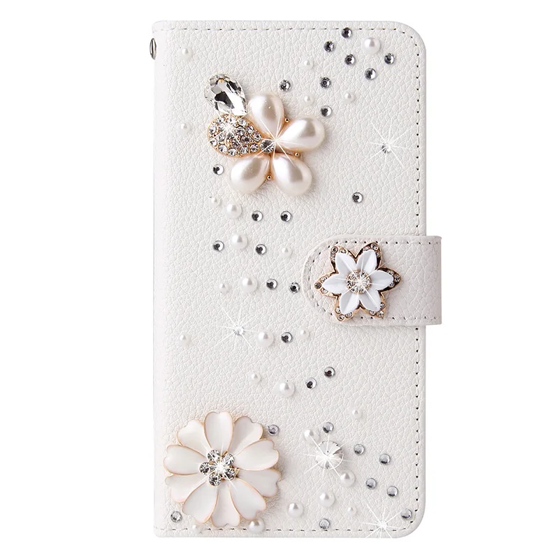 Color: Blue, Material: Plastic - Flip Glitter Case For Samsung Galaxy S25 Ultra S24 FE S23 S22 S21 S20 Plus A35 A55 A16 A14 A15 A34 A54 Leather Cover Case