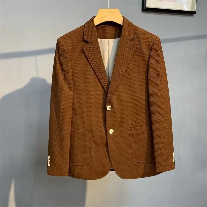 Slim Fit Color Business Coat