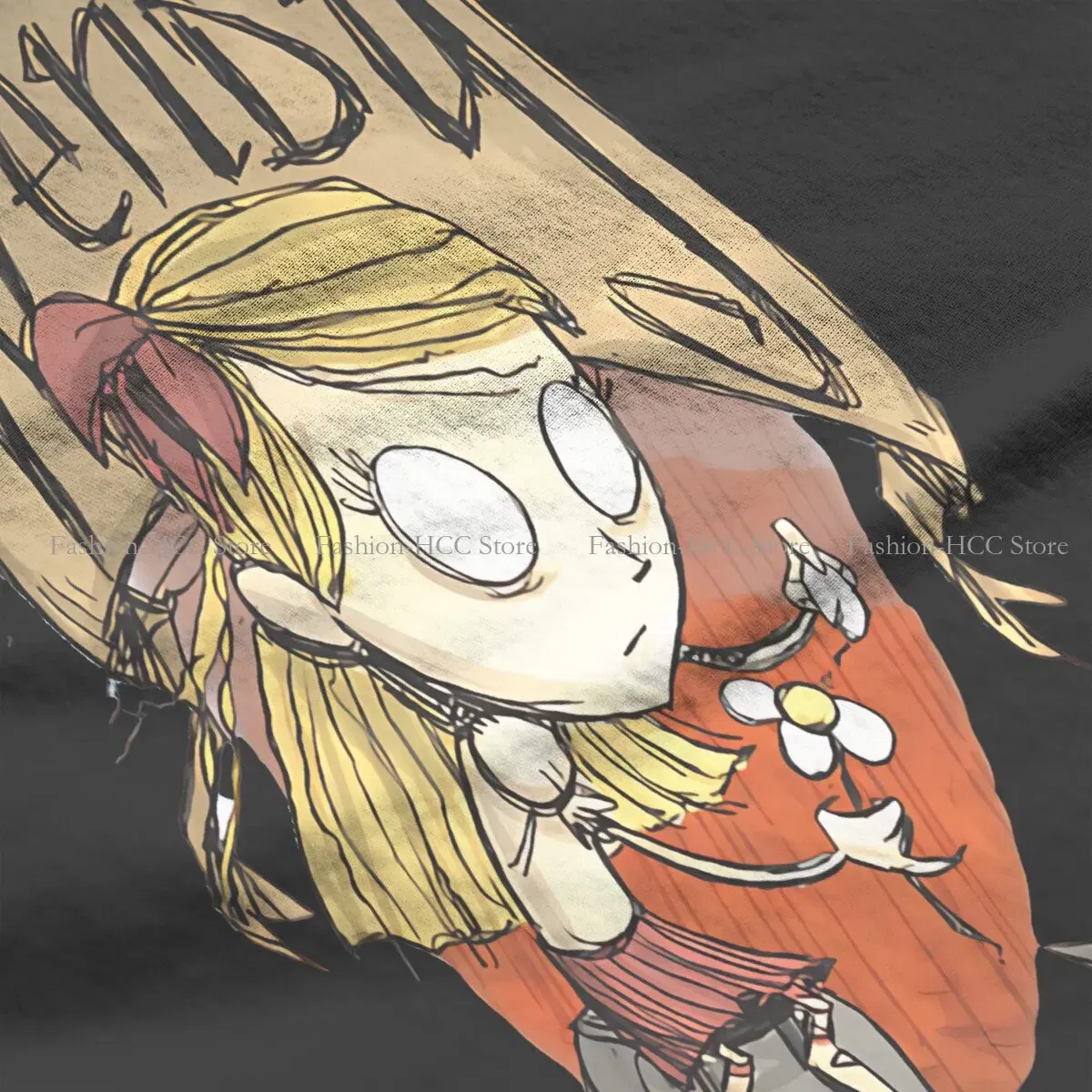 Color: WHITE, Size: XXL - Wendy And Cat Style Polyester TShirt Dont Starve Top Quality New Design Gift Clothes T Shirt Short Sleeve