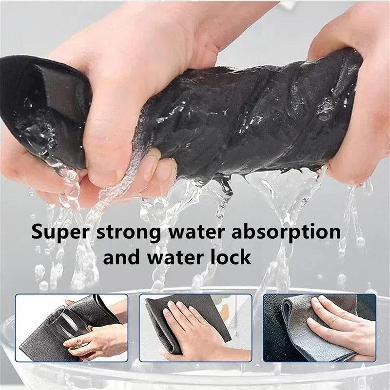 Color: Blue, Specification: 8pcs, Ships From: CHINA - New Thickened Magic Cleaning Cloth Microfiber Glass Clean Towel Reusable Washable Lint-free Cleaning Rags for Kitchen Glass Car