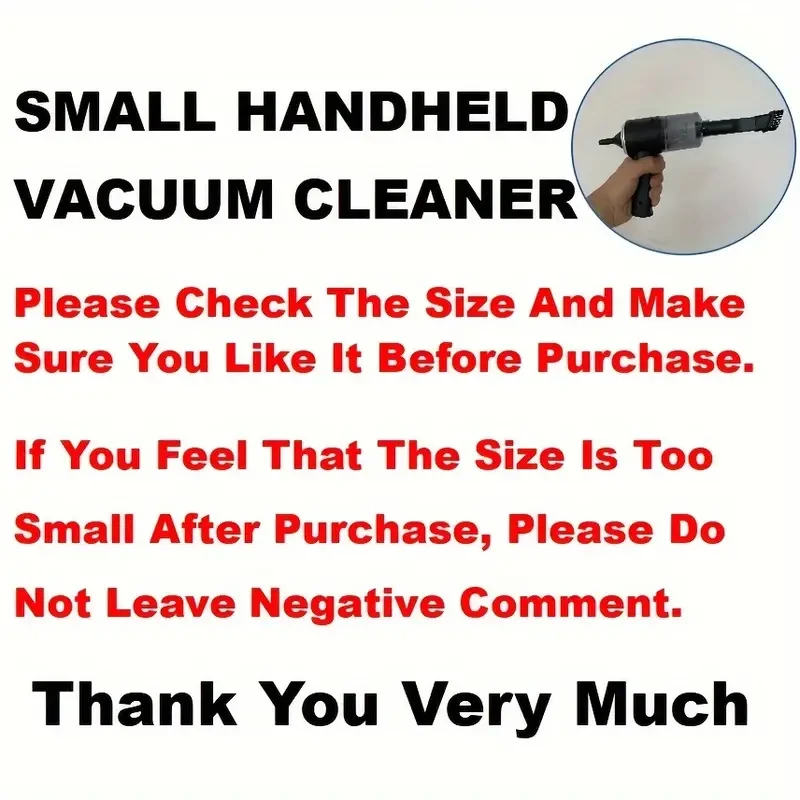 SwiftClean Cordless Handheld Vacuum Cleaner