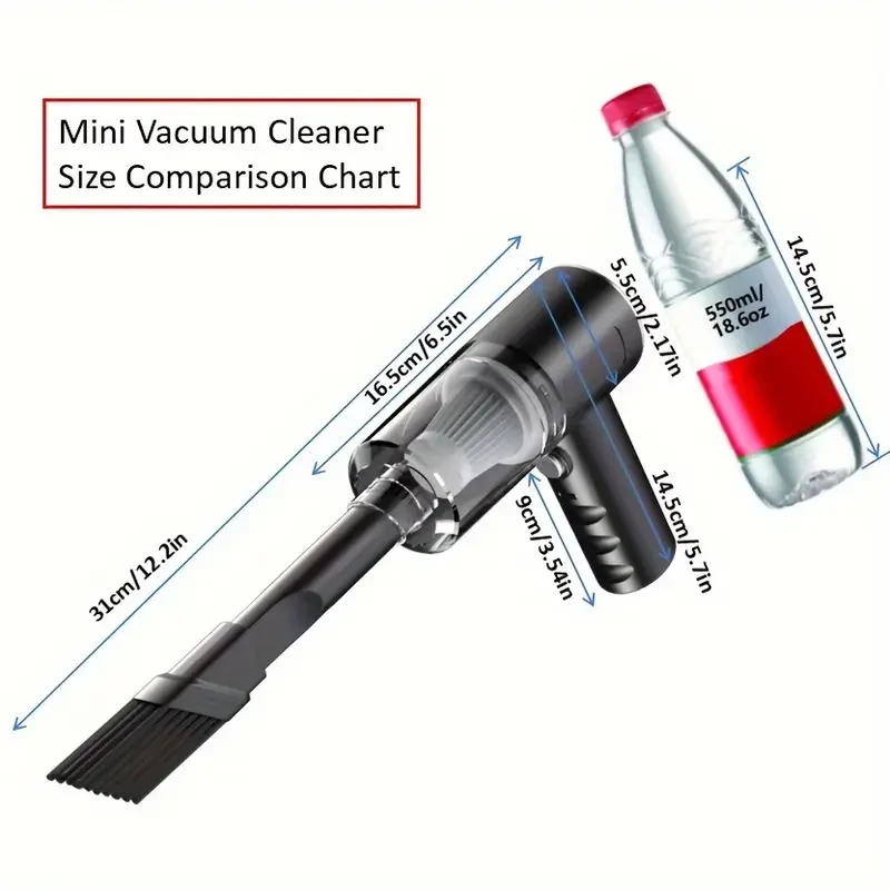 SwiftClean Cordless Handheld Vacuum Cleaner