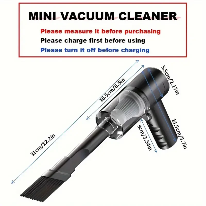 SwiftClean Cordless Handheld Vacuum Cleaner