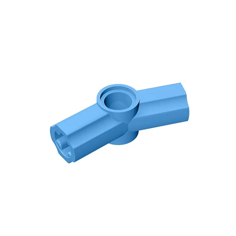 Color: DEEP BLUE - Gobricks GDS-918 Technical, Axle and Pin Connector Angled #3 - 157.5 degrees compatible with lego 32016 Building Blocks