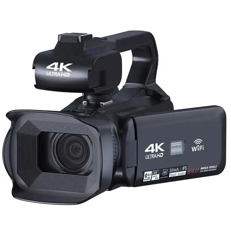 Bundle: Bundle1, Color: green, Ships From: CHINA - 2025 4.0"Touch Screen Digital Video Camera YouTube Camcorder 4K Ultra HD camera 64MP Streaming Camera