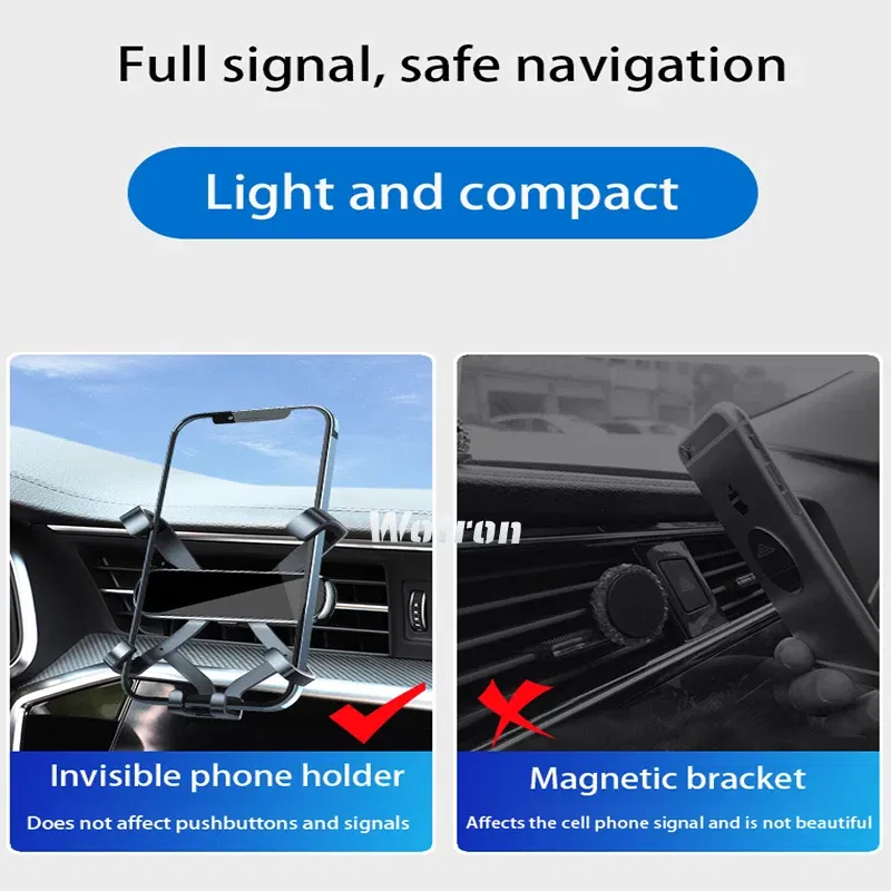 Color Name: green - Car Phone Holder Mobile Mount Stand For Audi Q5 8R FY 2010-2023 Adjustable GPS Special Navigation Bracket Accessories