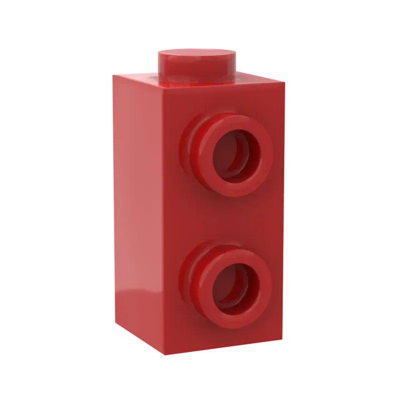 Color: wood - 10PCS Assembles Particles 32952 1x1x1 2/3 Single side Mini Bricks Building Blocks DIY Replaceable Parts Toys For Children Gifts