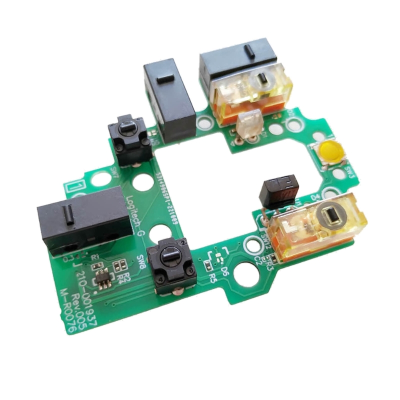 Color: Beige - for Logitech G502 Lightspeed Wireless Mouse Repair Parts 8.0 Mouse Upper Motherboard Micro Button Key Board 594A