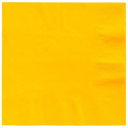 Luncheon Napkins Yellow Sunshine 2 Ply - Pack of 20