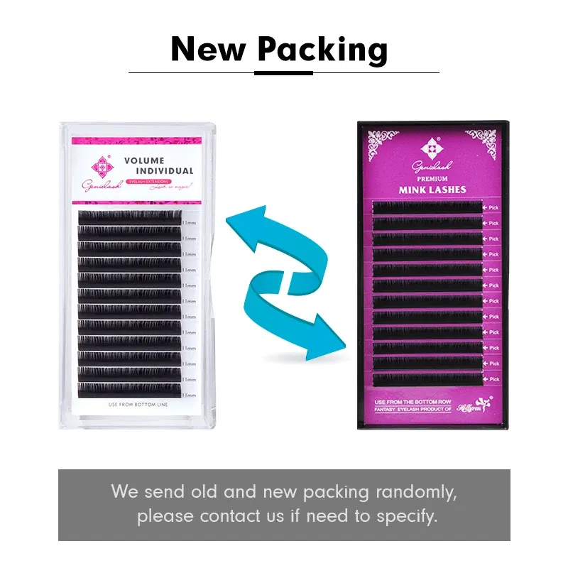 Curl: C, Thickness: 0.20mm, Length: MIX - Genie 20pcs/lot All Sizes Mink individual lash Extensions hybrid set volume eyelash extensions mega volume individual eyelashes