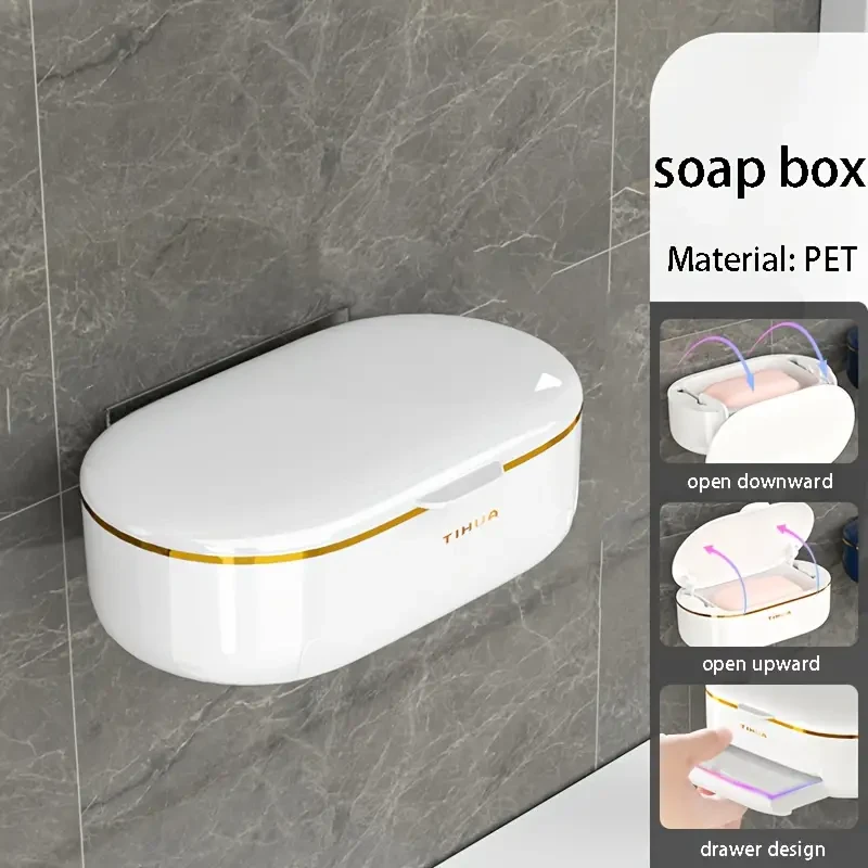 Light Luxury Soap Box - Wall-mounted