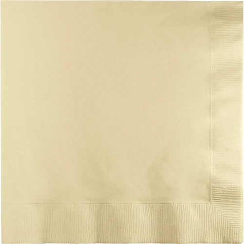 Ivory Luncheon Napkins - Pack of 50