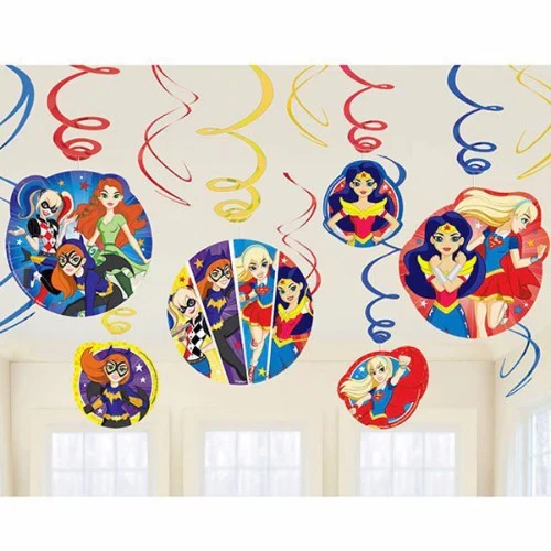 Super Mario Brothers Hanging Swirls Decorations Value Pack