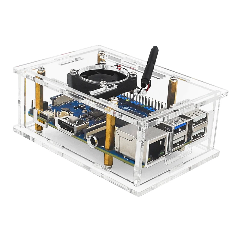 Bundle: Bundle 4, Color: Black - Orange Pi 3B 8GB 4GB 2GB RAM Rockchip RK3566 WiFi5+BT 5.0 Gigabit LAN Port Single Board Run Android Linux OpenHarmony OS Mini PC
