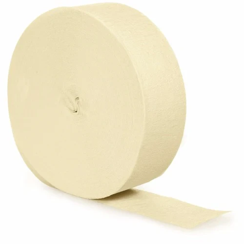 Ivory Crepe Streamer