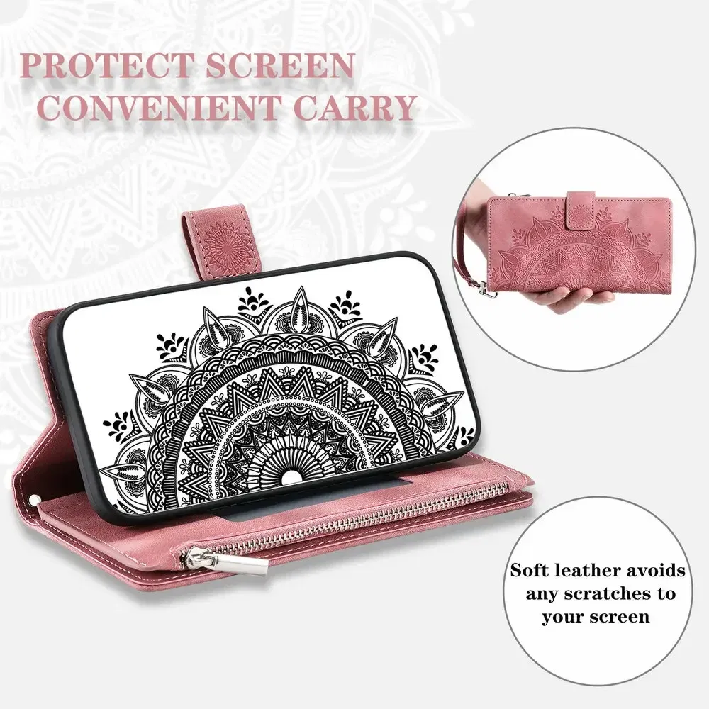 Color: PURPLE, Material: PC + TPU - CrossBody Strap Zipper Wallet Coque for Samsung Galaxy A71 A51 A50 A41 A21S A30 A70 A50S A20 A31 A30S A10 A20E A 51 70 Flip Case