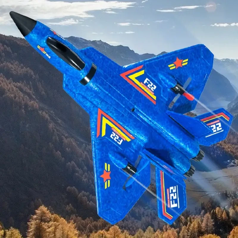 Versatile F22 Raptor Remote-Control Aircraft - All-Terrain Flight, Perfect for Holidays & Special Occasions