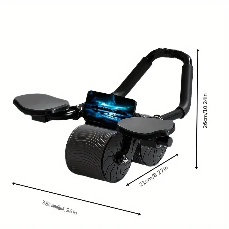 Unisex Abdominal Wheel - Automatic Rebound Abdominal Roller