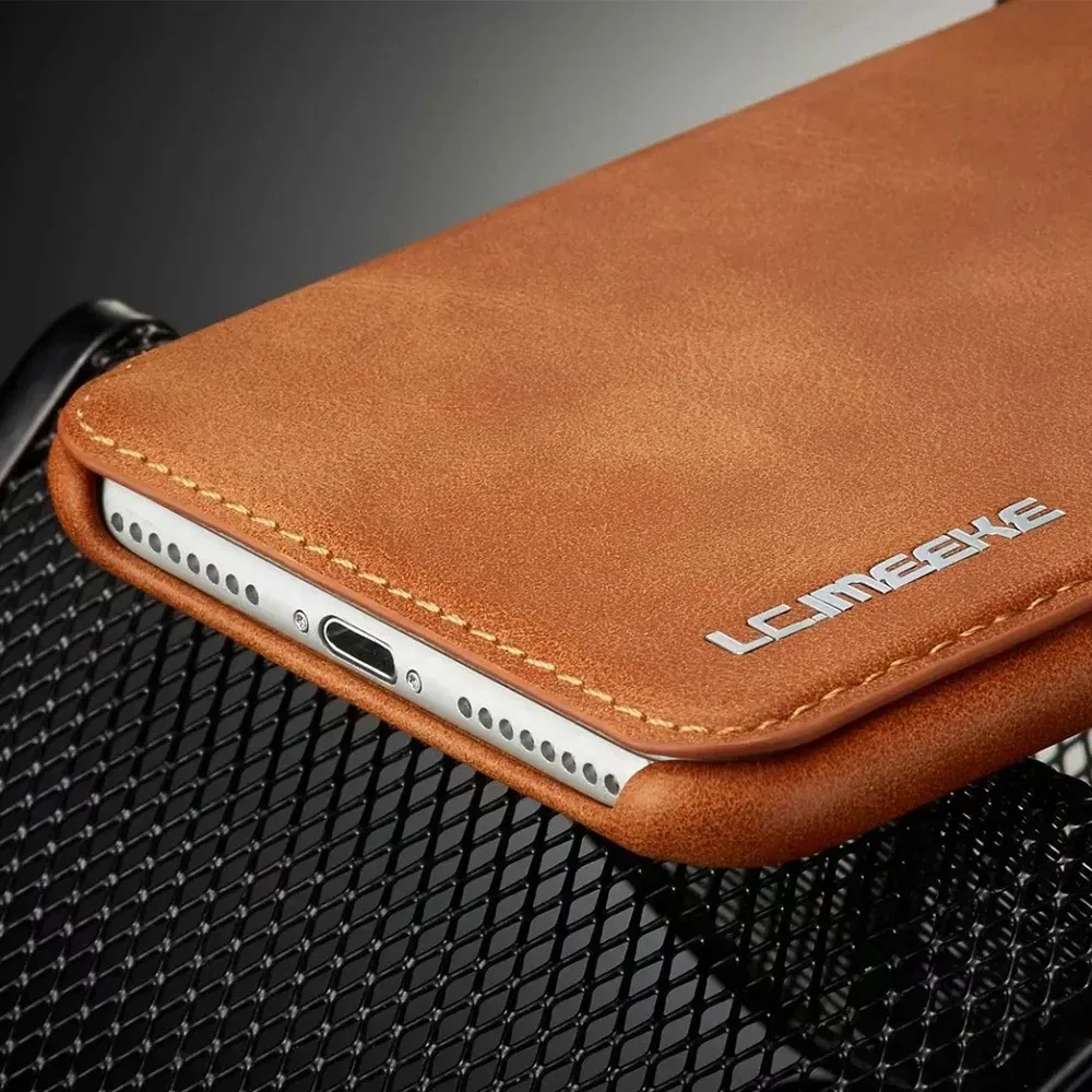 Color: Red, Material: Microfiber - Luxury Ultra Thin Leather Case Flip Cover for Samsung S24 S23 S22 S21 S20 FE Ultra Plus A53 A52s S10 A50 S9 Note 20 10