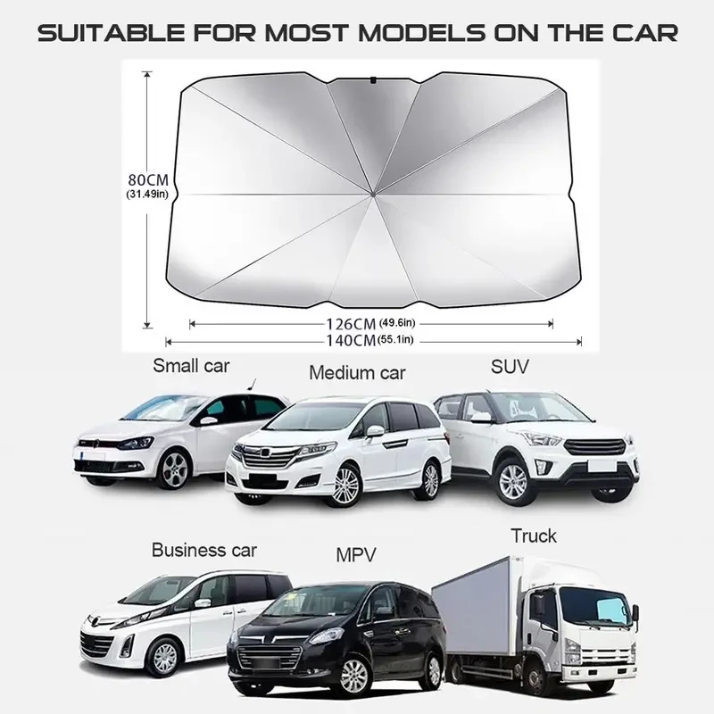 Protect Your Car From The Sun With This Portable
