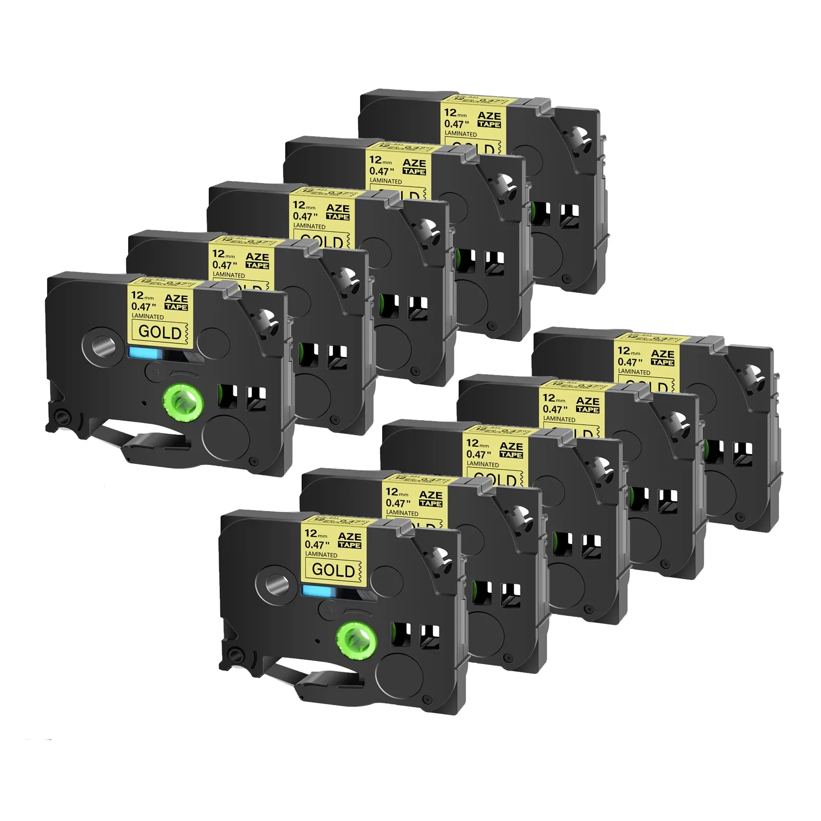 Color: Burgundy, Width: 9mm - Greencycle 10PK TZe 231 Label cassettes Compatible for Brother Ptouch Printer Black on white Label tape 6mm 9mm 12mm 18mm 24mm