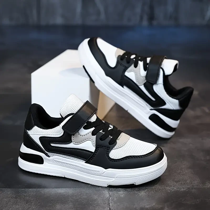Boy's Trendy Colour Block Skate Shoes