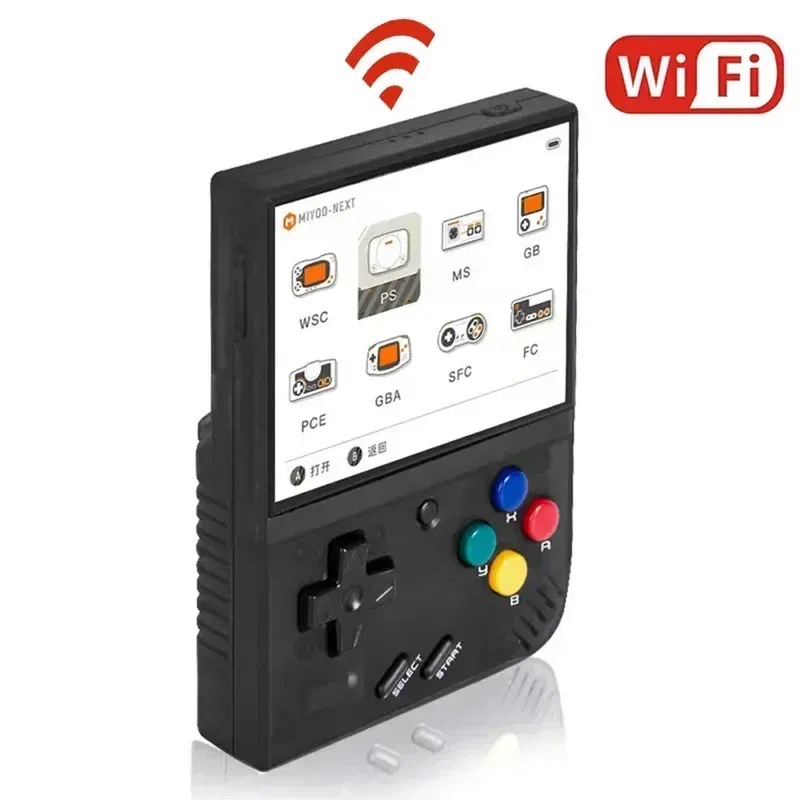 Color: Gold, Bundle: Bundle 2 - MIYOO Mini Plus Portable Retro Handheld Game Console V2 Mini+ IPS Screen Classic Video Game Console Linux System Children's Gift