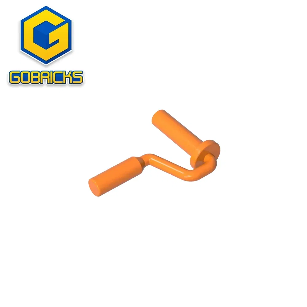 Color: Pink - Gobricks GDS-90263 Equipment Paint Roller Brush Handle Edge On Handle compatible with lego 12885 Assembles Building Blocks