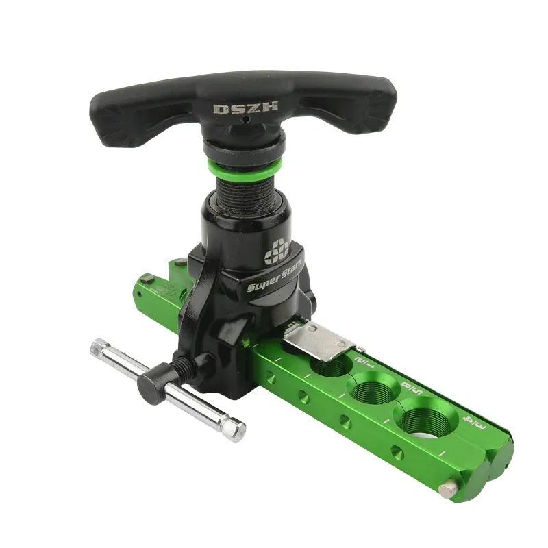 Color: Green, Purple - DSZH Reamer Flaring Tool ST-806A Copper Pipe Maintenance Eccentric Tube Expander Tool