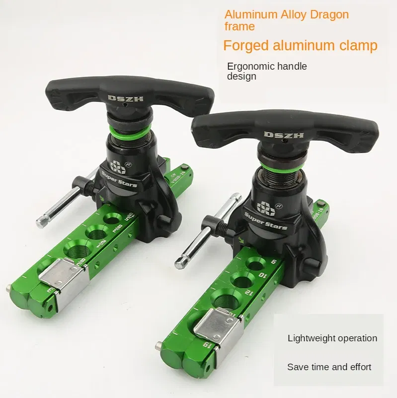 Color: Green, Purple - DSZH Reamer Flaring Tool ST-806A Copper Pipe Maintenance Eccentric Tube Expander Tool