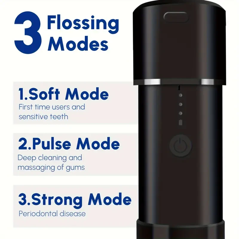 Portable Water Flosser Cordless - Telescopic Oral Irrigator