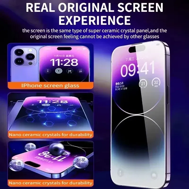 Compatibility by Model: Poco M6 4G, Material: pet - 5pcs Dust Free Install Anti-Spy Tempered Glass For Poco F6 Pro F5 F3 M6 M5S M4 M3 M2 X6 X5 X4 X3 C65 5G Privacy Screen Protector