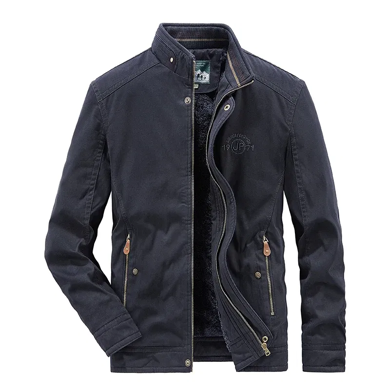 Color: Khaki, Size: M - Men Zipper Fleece Jackets Military Waterproof Windproof Cargo Jacket Outdoor Multi-pockets Tactical Climb Fishing Cycling Jacket
