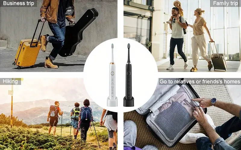 Sonic Electric Toothbrush - Wireless Charging & 5 Brushing Modes