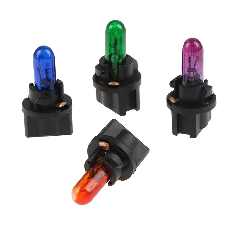 Emitting Color: changeable - 10Pcs T5 SMD LED Car Light Automobiles Light-emitting Diode Instrument Gauge Dashboard Light Bulbs Auto Interior Indicator Lamp