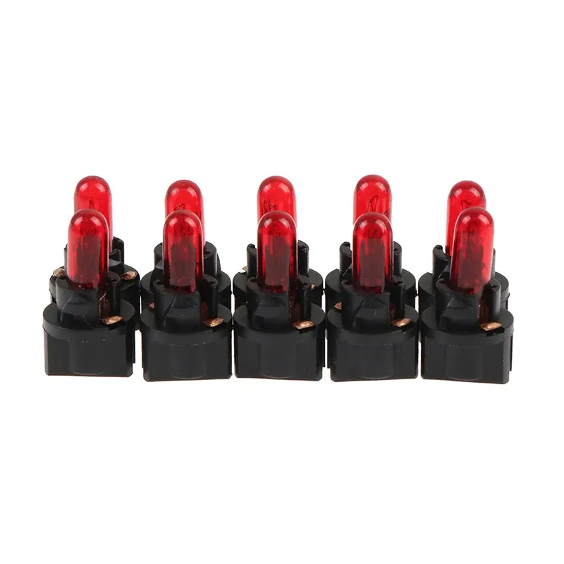 Emitting Color: changeable - 10Pcs T5 SMD LED Car Light Automobiles Light-emitting Diode Instrument Gauge Dashboard Light Bulbs Auto Interior Indicator Lamp