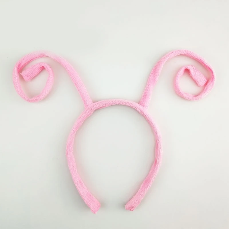 Color: Pink - Halloween Headband Butterfly Antenna Headband Halloween Party Costume