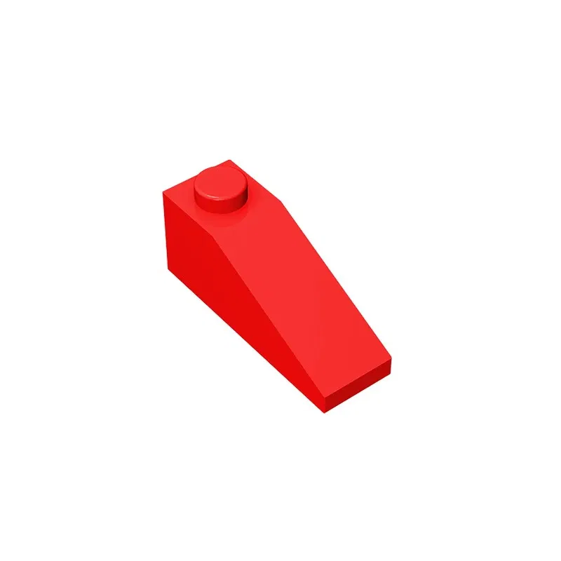 Color: Bright Green - Gobricks GDS-586 Slope 33 3 x 1 compatible with lego 4286 pieces of children's toys Building Blocks Technical Assembles