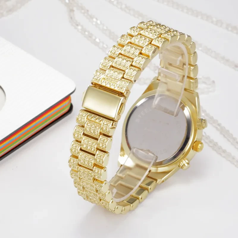 Women Crystal Quartz Analog Wrist Watch