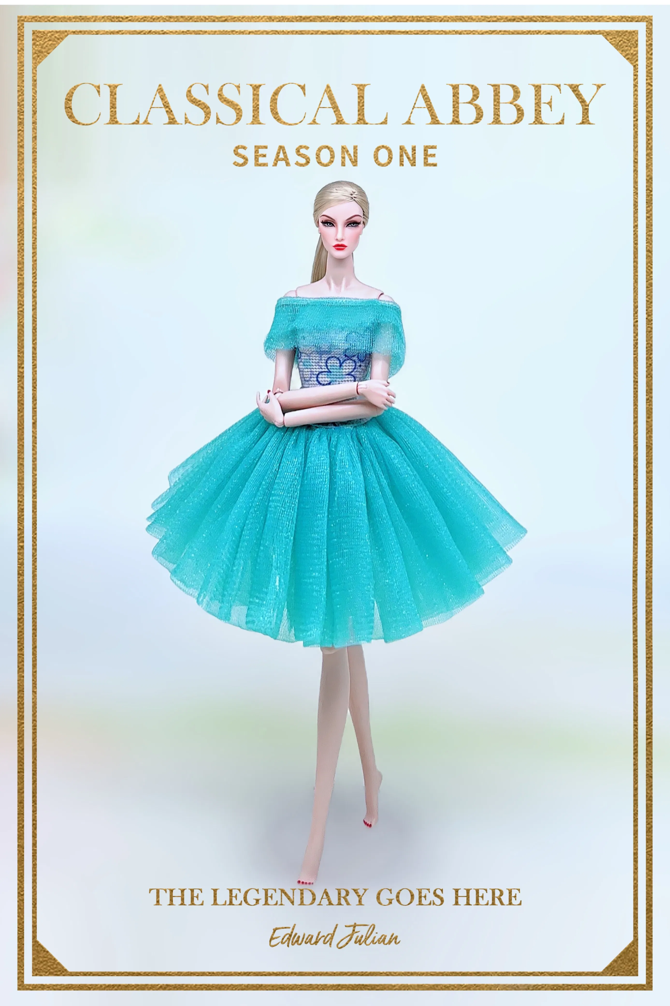 Color: plum - for denim clothing for barbie