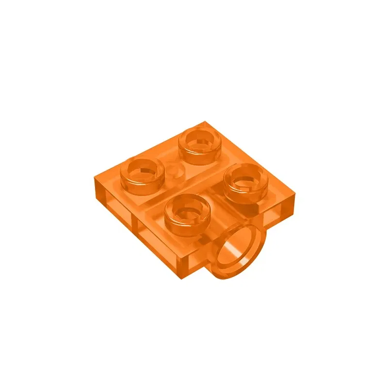 Color: Gold - MOC PARTS GDS-848 Plate, Modified 2 x 2 with Pin Hole - Full Cross Support Underneath compatible with lego 10247 2444