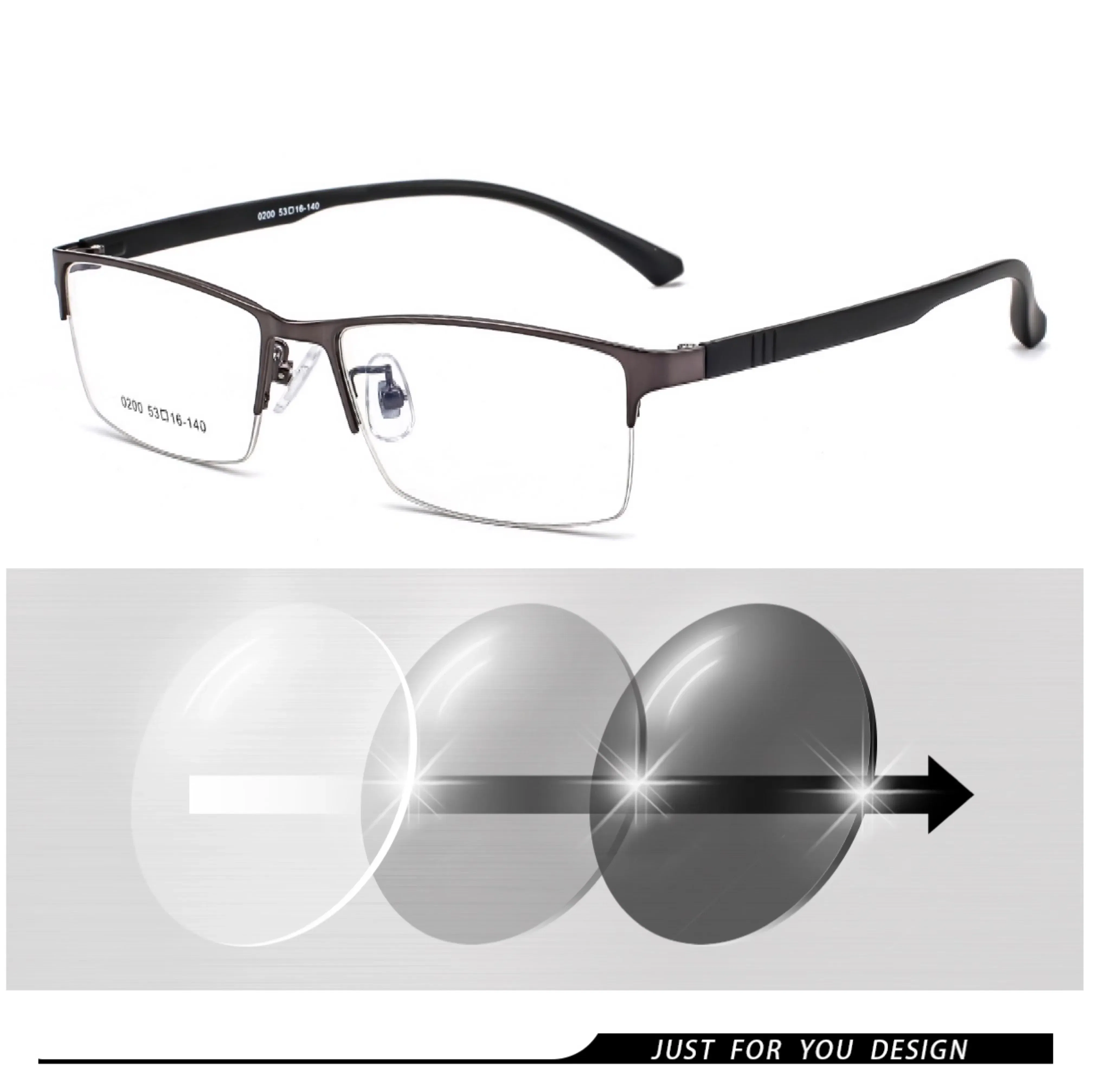 Frame Color: Red, Ships From: CHINA, Eye Prescription: +600 - Photochromic Sunglasses Chameleon Lens Myopia Blue Light Blocking Men's Computer Glasses Game for Sight +0.50 +0.75 +175 +2.5 +6