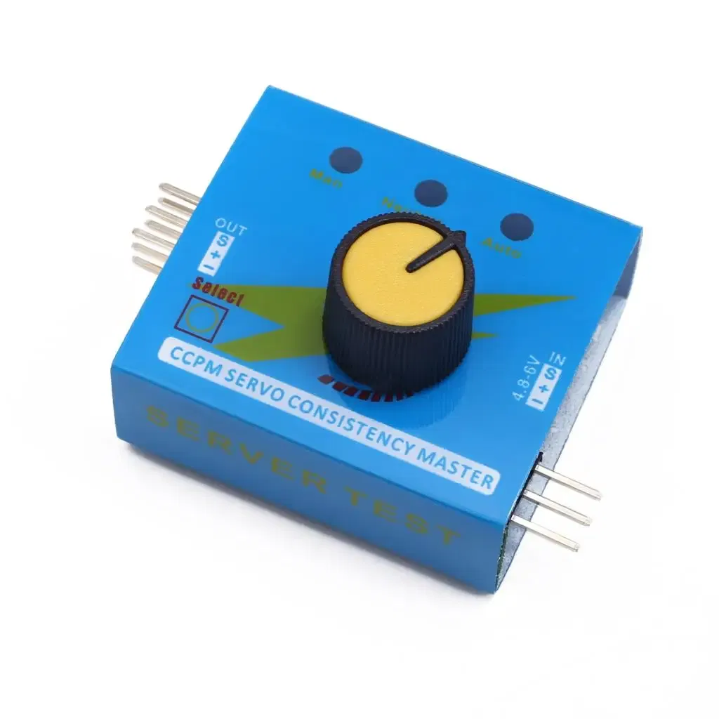 Servo Tester Gear Test CCPM Consistency Master Checker 3CH 4.8-6V with Indicator Light