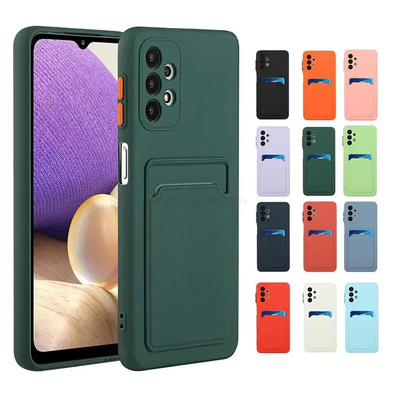 Color: army green, Material: ABS - Card Holder Wallet Case For Poco M4 Pro Cases For Xiaomi Poco M 4 Pro M4Pro PocoM4 Pro 5G NFC Shockproof Liquid Silicone Cover