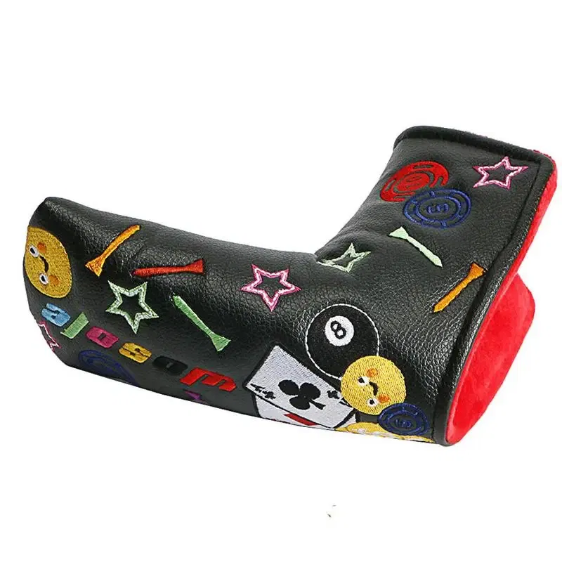 Ships From: United States, Color: Blue - Golf Iron Covers Golfs Rod Covers Golfing Golf Iron Head Covers PU Leather Waterproof Golf Club Headcover Iron Putter Head Cover
