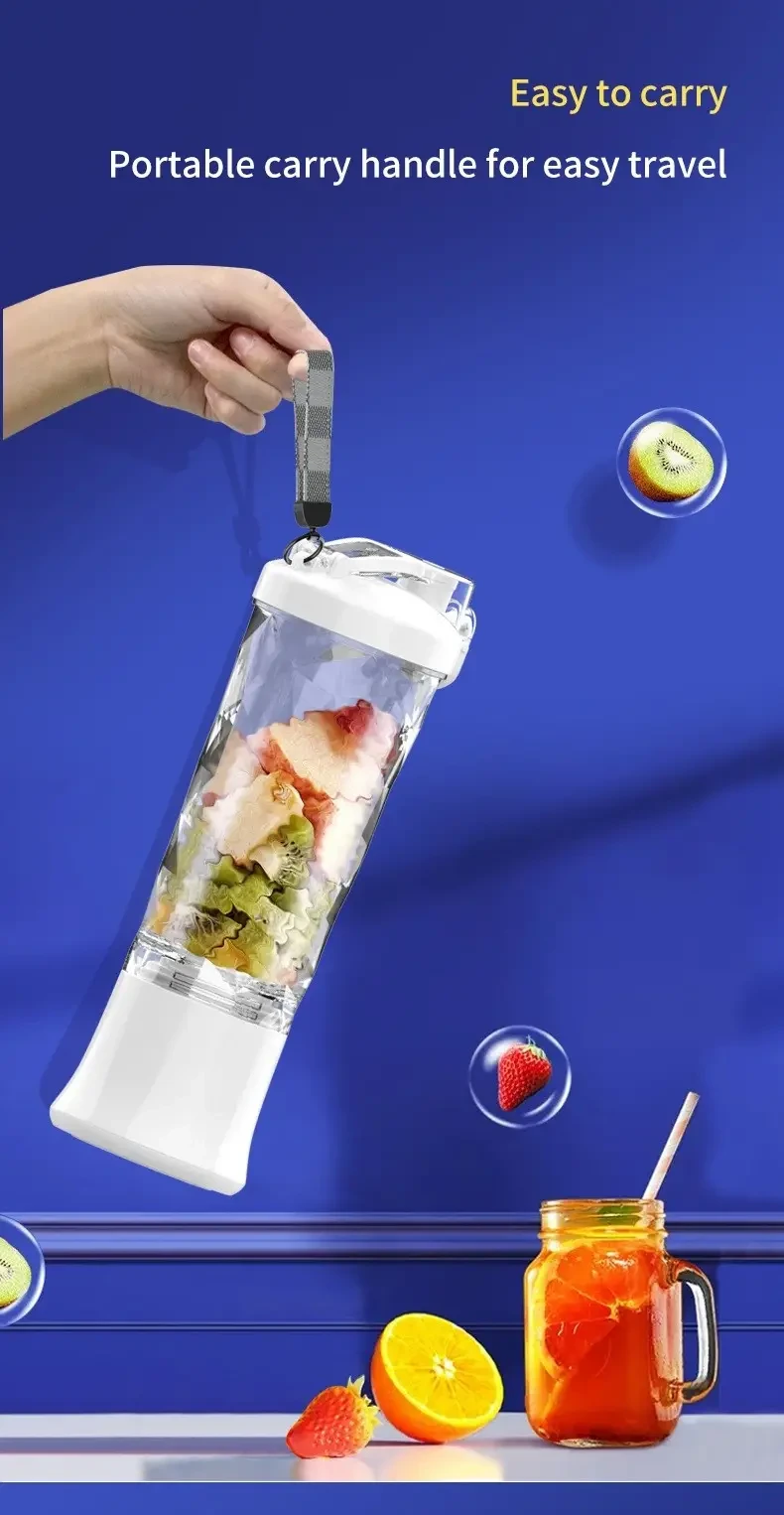 Portable USB Rechargeable Blender - 20.29oz Personal Blender for Shakes and Smoothies