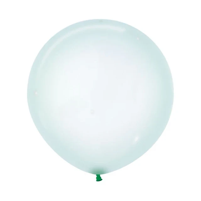 Balloon 60cm Crystal Pastel Green 331   (Pack of 3)