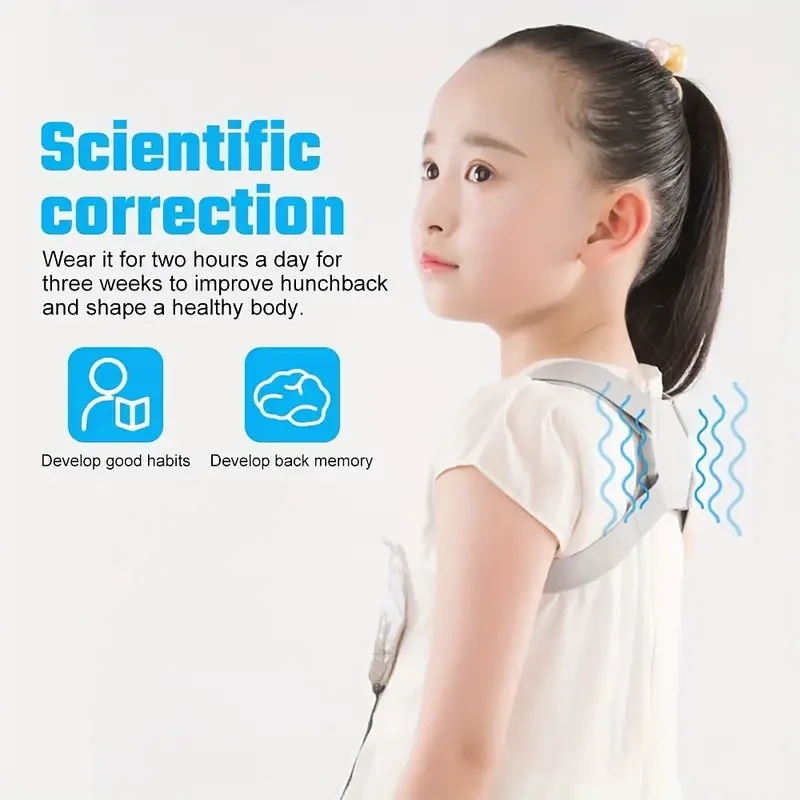 Smart Posture Trainer and Corrector - Upper Back and Clavicle Support